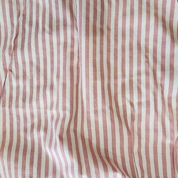 Loft Women's Striped Crew Neck Stretch Off the Shoulder Short Sleeve Top Medium - Picture 3 of 8